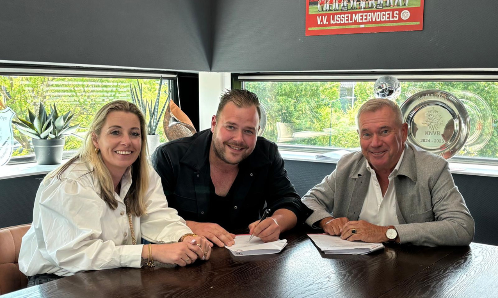 teken moment met vishandel familie de graaf